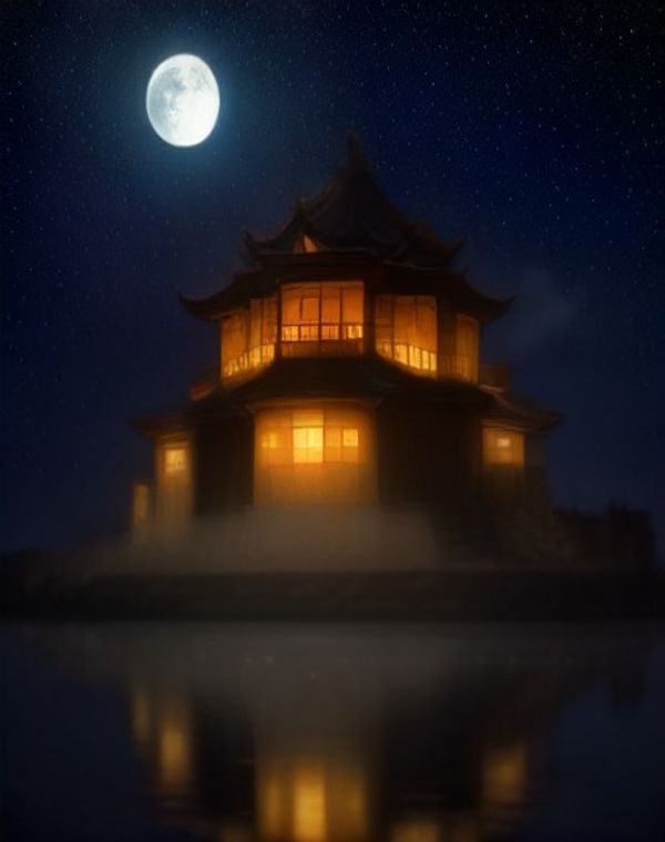 深夜福利 App 在暗金色手机上的界面展示，背景昏暗，屏幕亮着柔和的金色图表